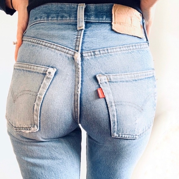 Levi's Denim - TINY Vintage 80s Era Levi’s 501 Distressed Jeans